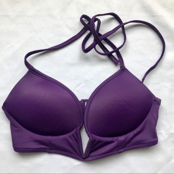 Victoria’s Secret PINK purple bikini swim top XS